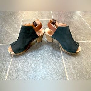 Dansko Reggie Peep-Toe Slingback Heel